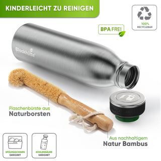 Individual Gravur für die Edelstahl Sport Trinkflasche